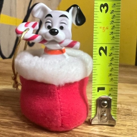 🐾Walt Disney Dalmatian Christmas Ornament With Velvet soft Red Boot. 🐾 - Picture 6 of 16